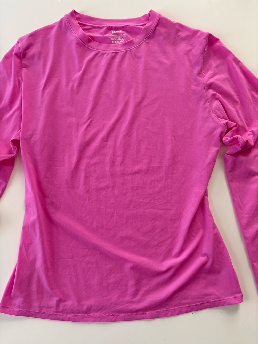 SKIMS Fits Everybody Long Sleeve Crew Neck Top Size Medium - Picture 6 of 6